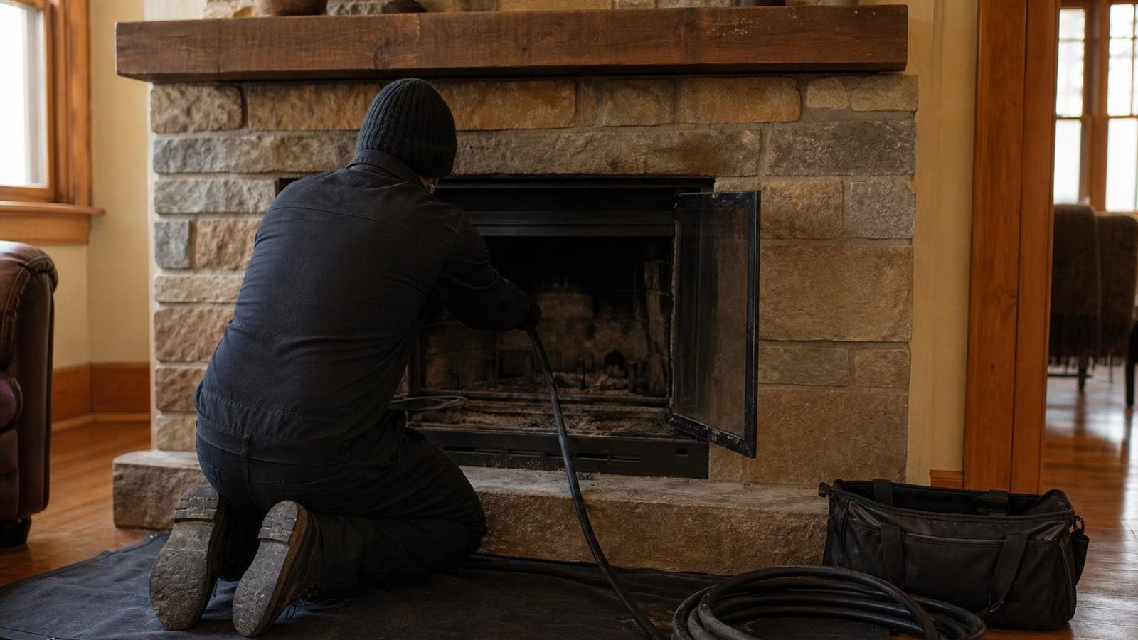 Local chimney sweep & inspection for Northfield homes